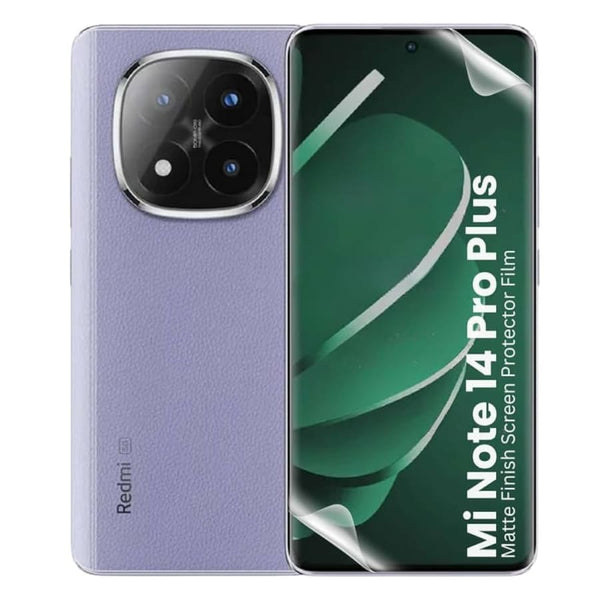 Redmi Note 14 Pro + 5G Hydrogel Screen Protector (Pack