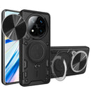 Xiaomi Redmi Note 14 Pro Plus 5G Ring Kickstand Case w/ Camera Cover [Black]