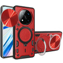 Xiaomi Redmi Note 14 Pro Plus 5G Ring Kickstand Case w/ Camera Cover [Red]