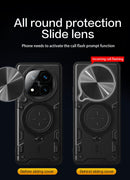 Xiaomi Redmi Note 14 Pro Plus 5G Ring Kickstand Case w/ Camera Cover [Black]