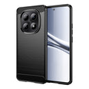 Redmi Note 15 4G / 5G Carbon Fibre TPU Case Slim Shockproof Cover Black