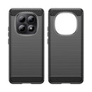 Redmi Note 15 4G / 5G Carbon Fibre TPU Case Slim Shockproof Cover Black