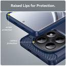 Redmi Note 15 4G / 5G Carbon Fibre TPU Case Slim Shockproof Cover Navy