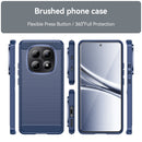 Redmi Note 15 4G / 5G Carbon Fibre TPU Case Slim Shockproof Cover Navy