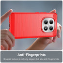 Redmi Note 15 4G / 5G Carbon Fibre TPU Case Slim Shockproof Cover Red