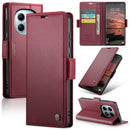 Xiaomi Redmi Note 15 4G / 5G CaseMe Retro Wallet Case [Maroon]