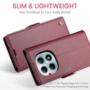 Xiaomi Redmi Note 15 4G / 5G CaseMe Retro Wallet Case [Maroon]