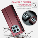 Xiaomi Redmi Note 15 4G / 5G CaseMe Retro Wallet Case [Maroon]