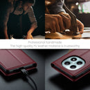 Xiaomi Redmi Note 15 4G / 5G CaseMe Retro Wallet Case [Maroon]