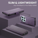 Xiaomi Redmi Note 15 4G / 5G CaseMe Retro Wallet Case [Purple]