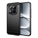 Redmi Note 15 Pro 5G Carbon Fibre TPU Case Slim Shockproof Cover Black