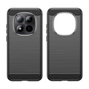 Redmi Note 15 Pro 5G Carbon Fibre TPU Case Slim Shockproof Cover Black