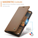 Xiaomi Redmi Note 15 Ro 5G CaseMe Retro Wallet Case [Brown]