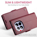 Xiaomi Redmi Note 15 Ro 5G CaseMe Retro Wallet Case [Maroon]