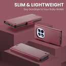 Xiaomi Redmi Note 15 Ro 5G CaseMe Retro Wallet Case [Maroon]