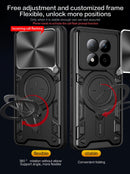 Redmi Note 15 Pro 5G Ring Kickstand Case w/ Camera Cover [Red]