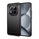Redmi Note 15 Pro Plus 5G Carbon Fibre TPU Case Slim Shockproof Cover Black