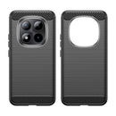 Redmi Note 15 Pro Plus 5G Carbon Fibre TPU Case Slim Shockproof Cover Black