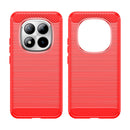 Redmi Note 15 Pro Plus 5G Carbon Fibre TPU Case Slim Shockproof Cover Red