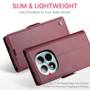 Xiaomi Redmi Note 15 Pro Plus 5G CaseMe Retro Wallet Case [Maroon]