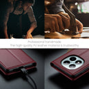 Xiaomi Redmi Note 15 Pro Plus 5G CaseMe Retro Wallet Case [Maroon]