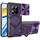 Redmi Note 15 Pro Plus 5G  Ring Kickstand Case w/ Camera Cover [Purple]