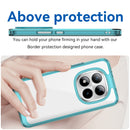 Xiaomi Redmi Note 15 Pro Plus 5G Soft TPU Bumper Shockproof Cover [Clear Blue]