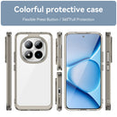 Xiaomi Redmi Note 15 Pro Plus 5G Soft TPU Bumper Shockproof Cover [Clear Grey]