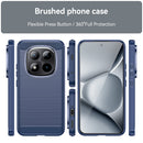 Redmi Note 15 Pro Plus 5G Carbon Fibre TPU Case Slim Shockproof Cover Navy