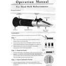 Refractometer - Sugar (Dual Scale: Brix 0-32% & 1.000-1.120
