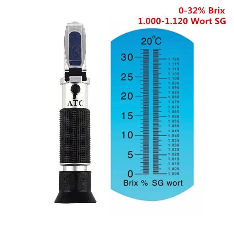 Refractometer Sugar (Dual Scale: Brix 32% & 1.000 1.120