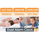 RGB Display Vibrating Travel Alarm Clock 9