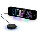 RGB Display Vibrating Travel Alarm Clock 1