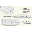 RGB Display Vibrating Travel Alarm Clock 8