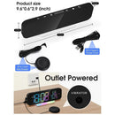 RGB Display Vibrating Travel Alarm Clock 4