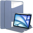 Rotating Acrylic Back PU Leather Case for iPad Air 11 (M2