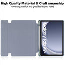 Rotating Acrylic Back PU Leather Case for Samsung Galaxy