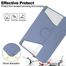 Rotating Acrylic Back PU Leather Case for Samsung Galaxy