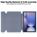Rotating Acrylic Back PU Leather Case for Samsung Galaxy