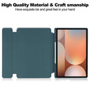 Rotating Acrylic Back PU Leather Case for Samsung Galaxy