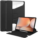 Rotating Acrylic Back PU Leather Case for Samsung Galaxy