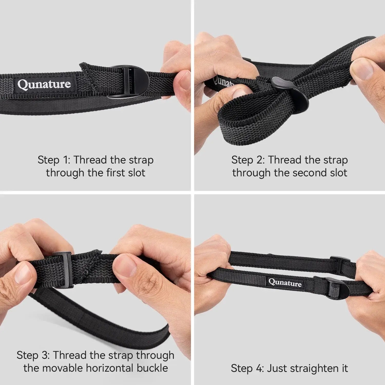 2 Packs Tie Down Straps with Buckles Adjustable Cinch
