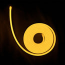 5M Yellow 12V Flex LED Strip Neon Rope Light Silicone