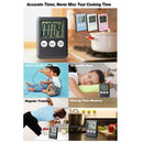 BLUE Magnetic Kitchen LCD Digital Timer