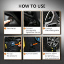 Car Air Compressor Digital Tire Inflator Auto Tyre Pump DC 12V 100PSI