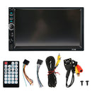 7" Double 2 DIN Bluetooth Head Unit Car Stereo Touch Screen Radio FM/TF/USB/AUX