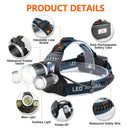 Headlamp LED Headlight Head Torch Flashlight