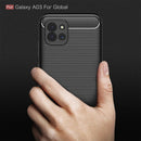 Samsung A03 Carbon Fibre TPU Case Slim Shockproof Cover