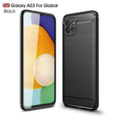 Samsung A03 Carbon Fibre TPU Case Slim Shockproof Cover