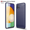 Samsung A03 Carbon Fibre TPU Case Slim Shockproof Cover